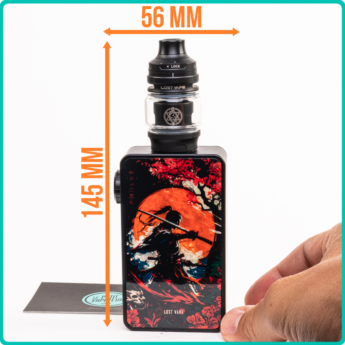 Dimensions du Kit Centaurus M200 V2 Japan Edition Lost Vape